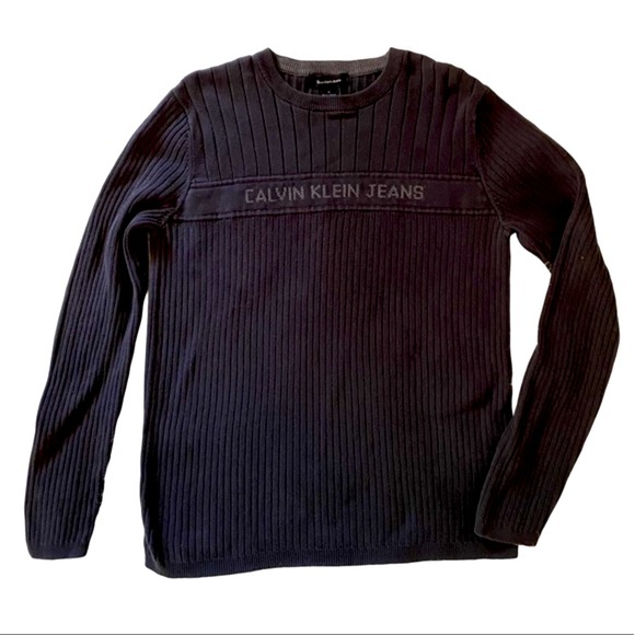 😘 Calvin Klein Black Sweater
Size Medium
Good Condition - Picture 1 of 8